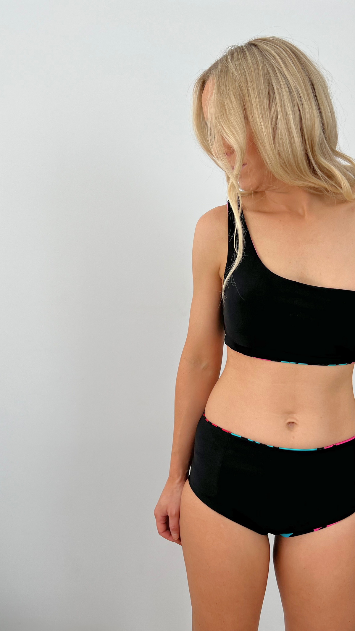 The Bethenny - One shoulder reversible top
